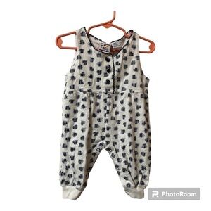 Vintage Circo Baby Heart Romper